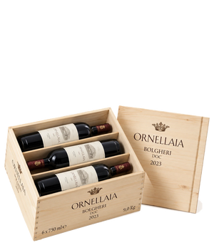 Ornellaia Bolgheri Rosso 2023 · 6er Édition (6 × 0,75 l) in der Holzkiste · Magnum home & wine