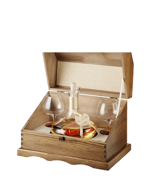 Mazzetti Decant'Art Modigliani Grappa di Barolo · Holzkiste mit 2 Gläsern · Magnum home & wine