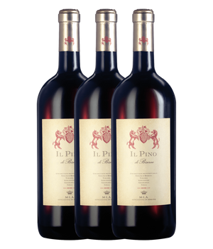 Il Pino di Biserno Toscana IGT 2024 · Dreier Édition Magnum (3 × 1,5 l) · Magnum home & wine