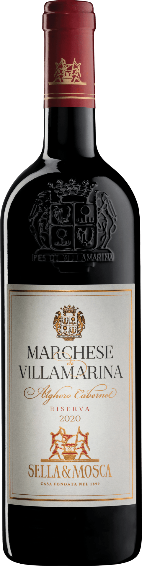 Sella & Mosca Marchese di Villamarina Riserva 2021 – 6er-Holzkiste 6 × 0,75 L Jahrgang 2021