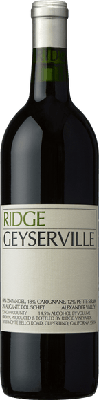 Ridge Vineyards Geyserville Zinfandel 2023 | 12er Édition