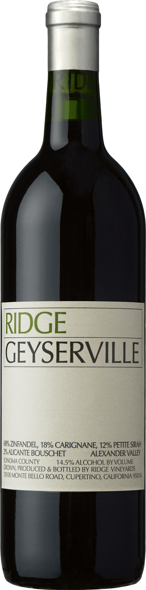 Ridge Vineyards Geyserville Zinfandel 2023 · 12er Édition