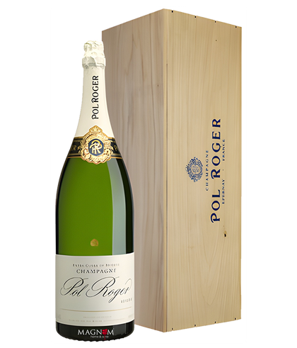 Champagne Pol Roger Brut Réserve 15 L bei Magnum home & wine Collections