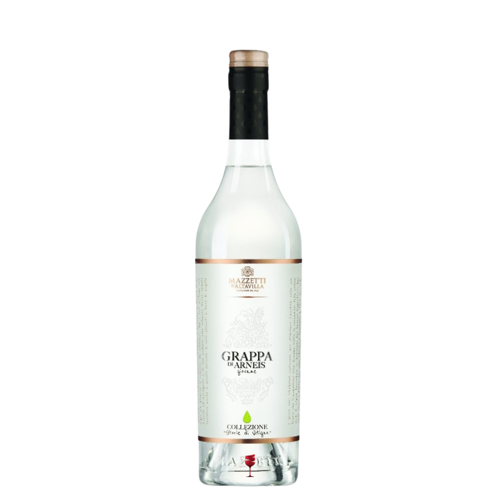 Mazzetti Grappa di Arneis 1,5 l Magnum Collezione Storie di Vitigno i.d. Einzelholzkiste