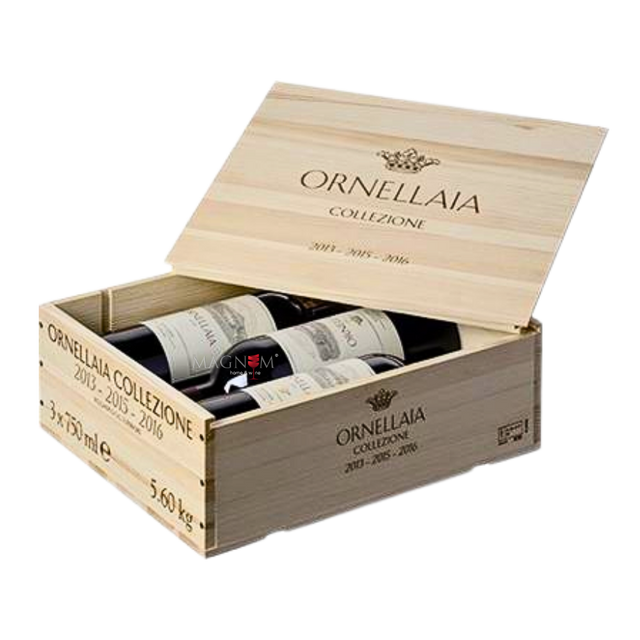 Ornellaia Bolgheri Rosso DOC Collezione Jahrgang 2013, 2015, 2016 | Dreier Édition OHK 3 × 0,75 L Jahrgang -