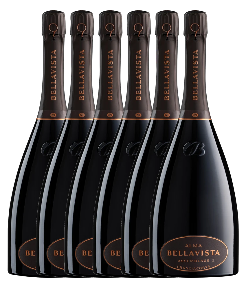 Bellavista Alma Assemblage 2 Franciacorta DOCG · 6er Édition Magnum (6 × 1,5 l) · Magnum home & wine
