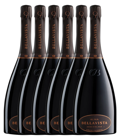 Bellavista Alma Assemblage 2 Franciacorta DOCG · 6er Édition Magnum (6 × 1,5 l) · Magnum home & wine