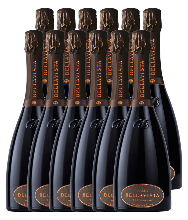 Bellavista Alma Gran Cuvée Assemblage Extra Brut Franciacorta DOCG | 12er Édition Halbe 0,375 L