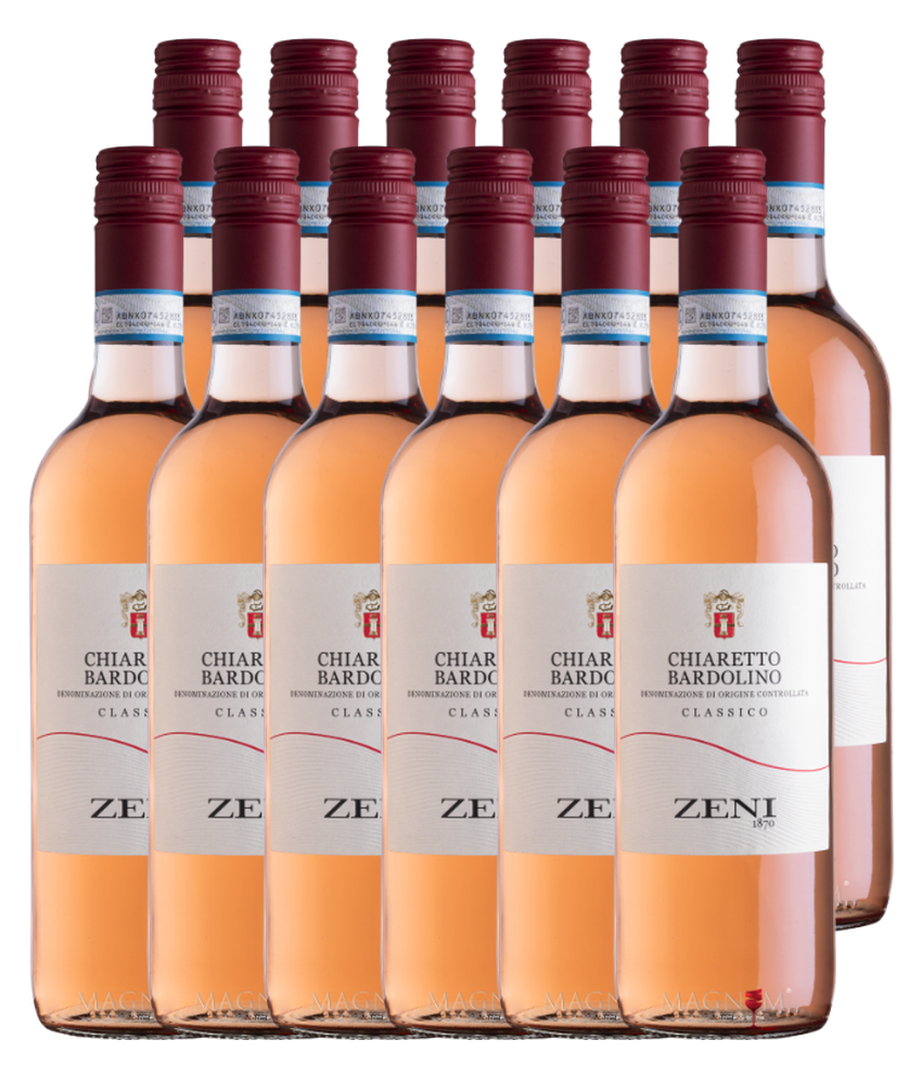 Zeni Bardolino Chiaretto 2025 · 12er Édition (12 × 0,75 l) · Magnum home & wine