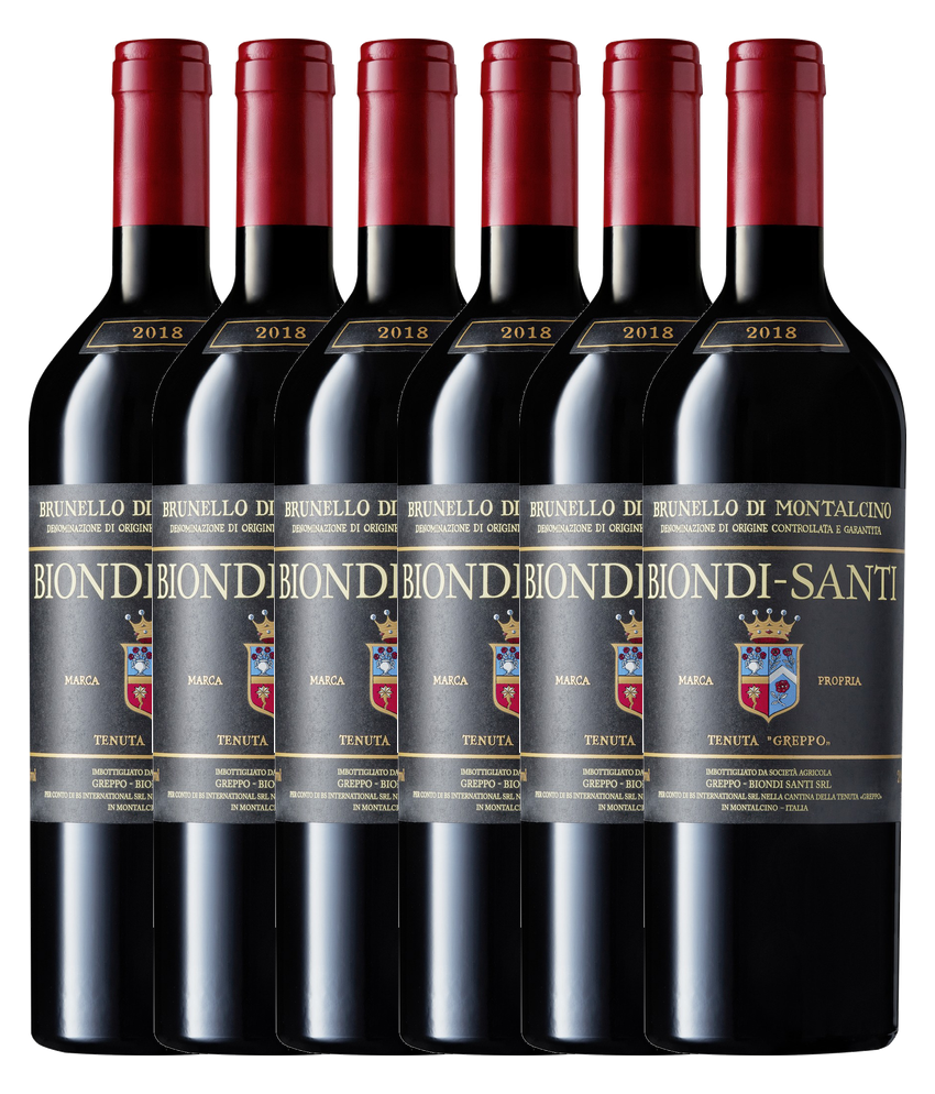 Biondi-Santi Brunello di Montalcino Il Greppo 2018 · Sechser Édition (6 × 0,75 l) · Magnum home & wine