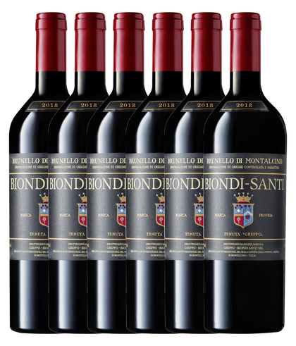 Biondi-Santi Brunello di Montalcino Il Greppo 2018 · Sechser Édition (6 × 0,75 l) · Magnum home & wine
