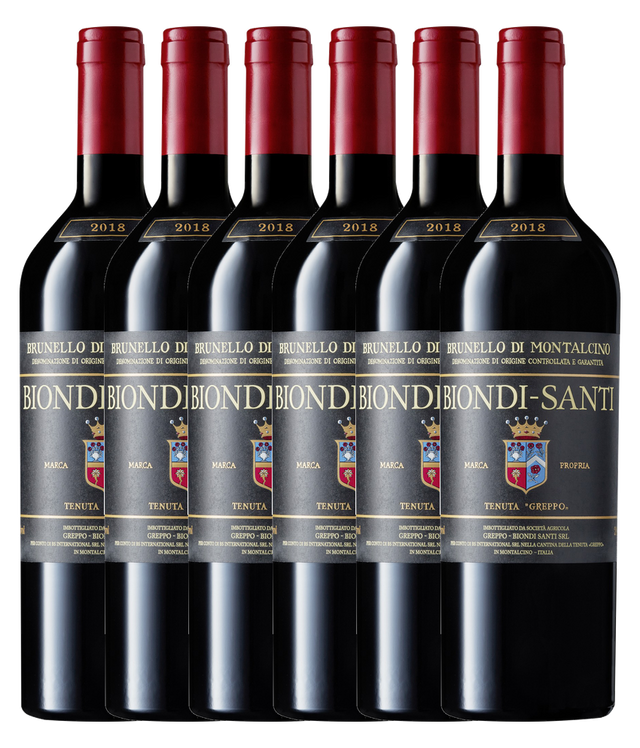 Biondi-Santi Brunello di Montalcino DOCG Il Greppo 2018 | 6er Édition 0,75 L Jahrgang 2018