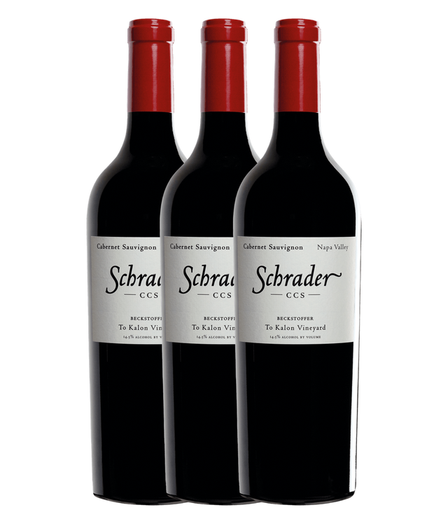 Schrader Cellars CCS Beckstoffer To Kalon Vineyard Napa Valley AVA 2019 | 3er Édition 3 × 0,75 L Jahrgang 2019
