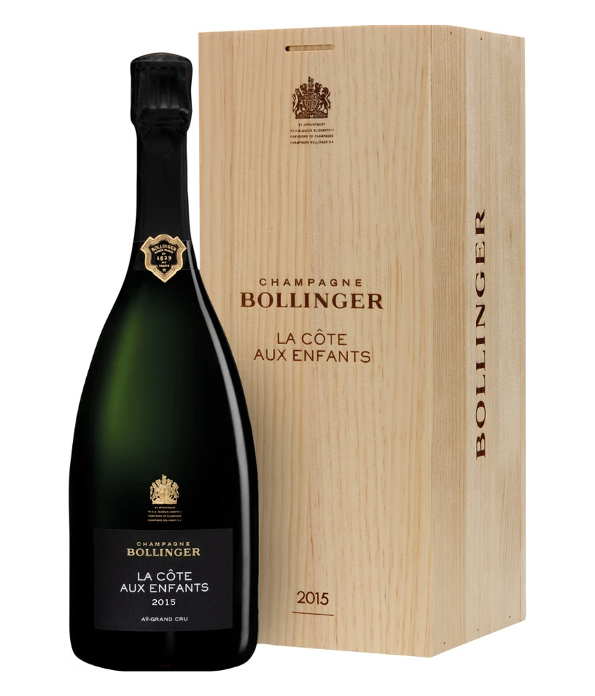Champagne Bollinger La Côte aux Enfants 2015 · 0,75 l Normflasche · Holzkiste · Magnum home & wine
