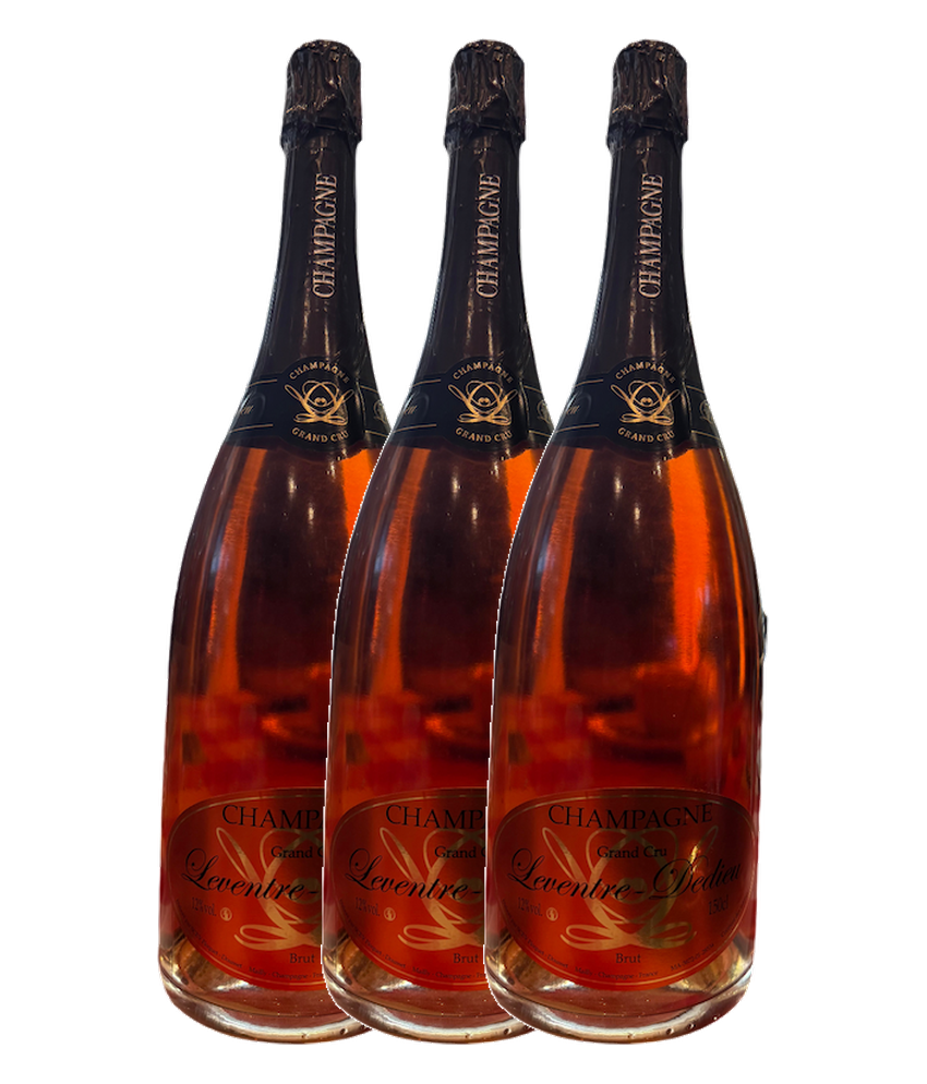 Leventre-Dedieu Champagne Grand Cru Rosé · 3er Édition Magnum (3 × 1,5 l) · Magnum home & wine