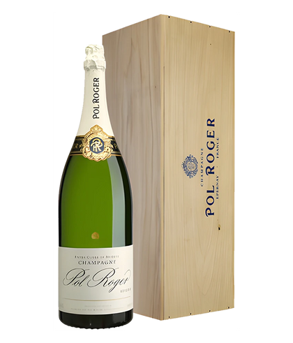 Champagne Pol Roger Brut Réserve · Methusalem 6,0 l | Holzkiste · Magnum home & wine