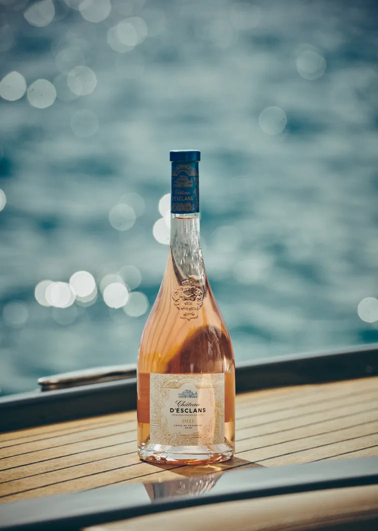 Château d'Esclans – Rosé-Flasche an der Côte d'Azur