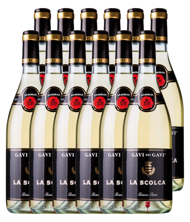 La Scolca Etichetta Nera Gavi dei Gavi DOCG 2025 | 12er Édition 12 × 0,75 L Jahrgang 2025