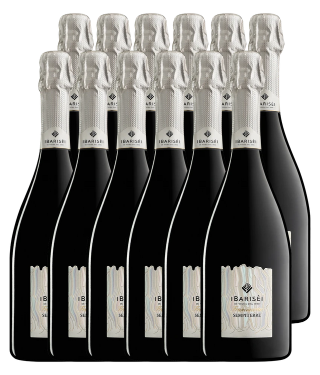 I Bariséi Franciacorta Brut Sempiterre DOCG | 12er Édition (12 × 0,75 l) 12 × 0,75 l