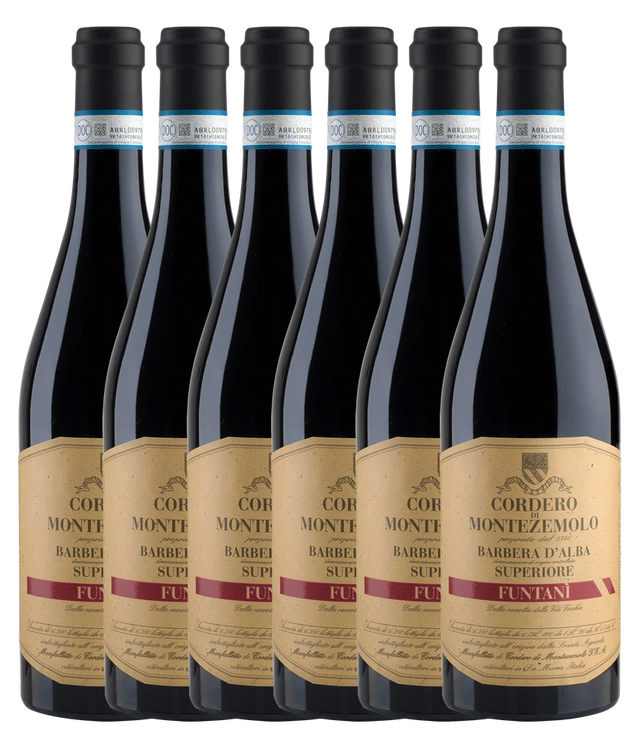 Cordero di Montezemolo Funtani Barbera d’Alba Superiore DOC 2021 Bio | 6er Édition 6 × 0,75 L Jahrgang 2021