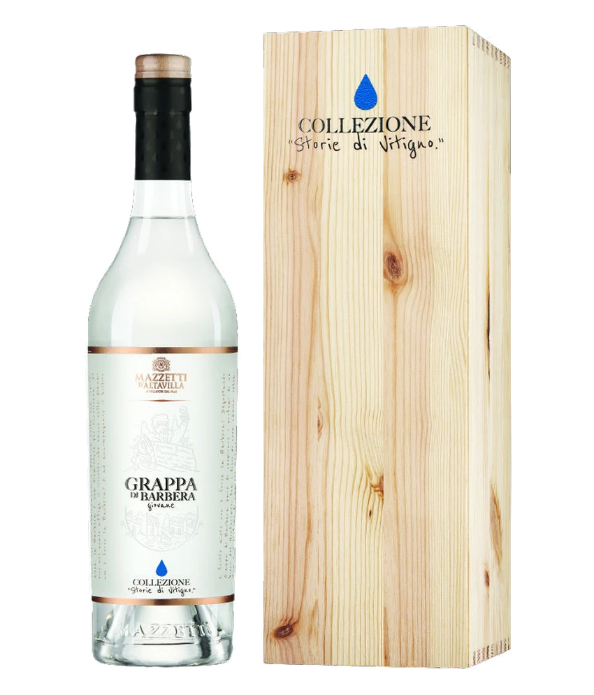 Mazzetti Grappa di Barbera Collezione Storie di Vitigno · Magnum 1,5 l · Holzkiste · Magnum home & wine