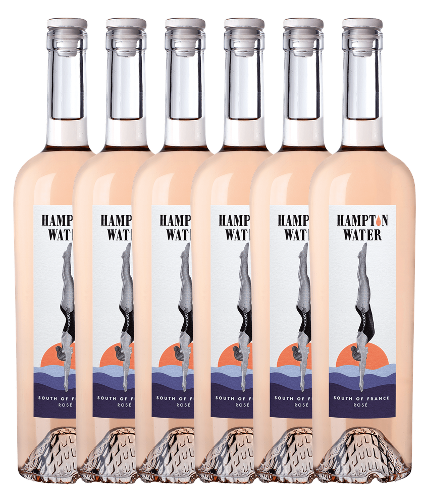 Hampton Water Rosé 2025 · 6er Édition (6 × 0,75 l) · Magnum home & wine