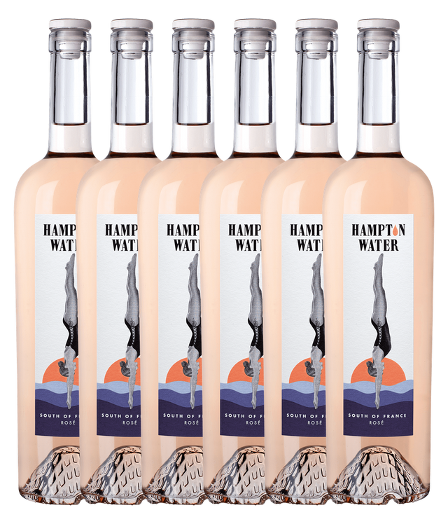 Hampton Water – Gérard Bertrand Rosé 2025 | 6er Édition 6 × 0,75 L Jahrgang 2025
