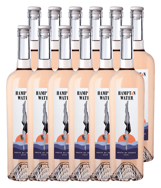 Hampton Water – Gérard Bertrand Rosé 2025 | 12er Édition 12 × 0,75 L Jahrgang 2025
