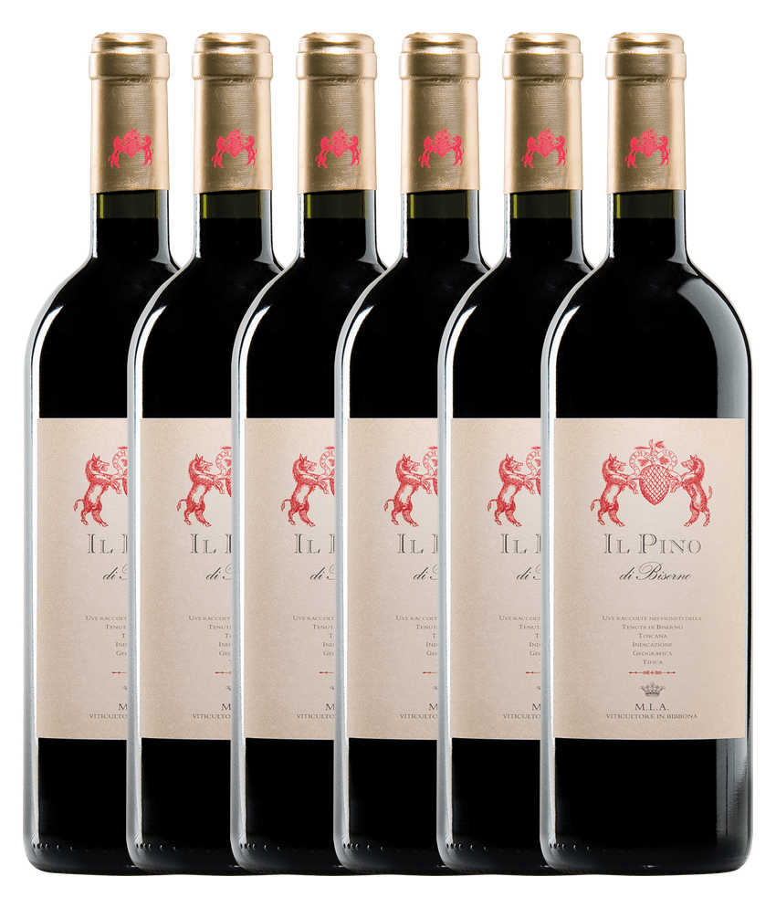 Il Pino di Biserno Toscana IGT 2023 · Sechser Édition (6 × 0,75 l) · Magnum home & wine