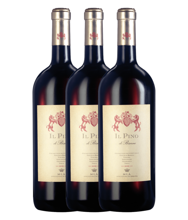 Il Pino di Biserno Toscana IGT 2024 · Dreier Édition Magnum 3 × 1,5 L Jahrgang 2024