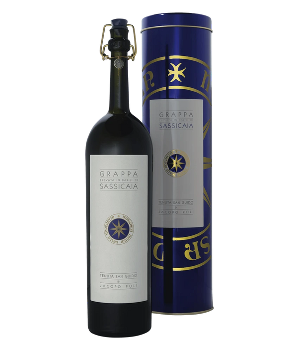 Jacopo Poli Grappa Barili di Sassicaia · 0,7 l in Geschenkpackung · Magnum home & wine