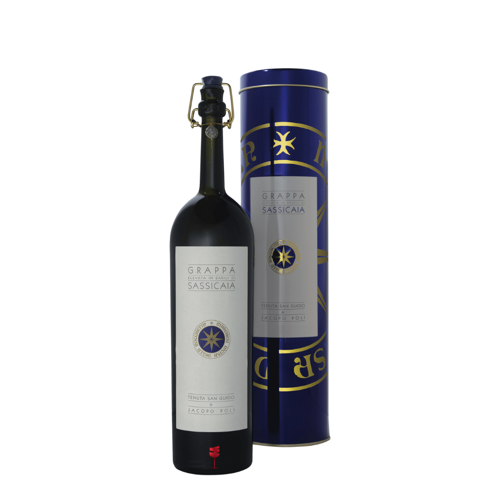Grappa Barili di Sassicaia di Poli I Geschenkpackung