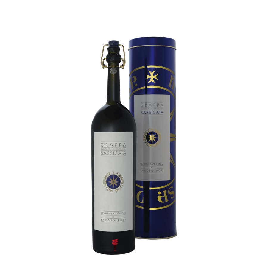 Grappa Barili di Sassicaia di Poli I Geschenkpackung