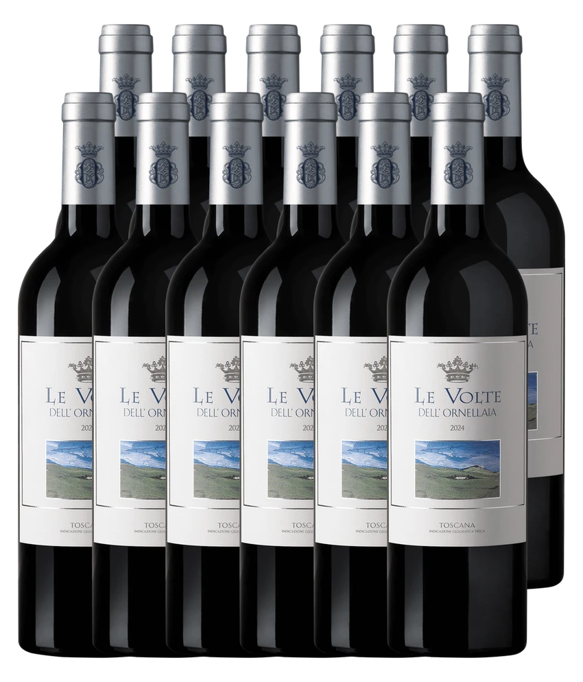 Le Volte dell’Ornellaia Toscana IGT 2024 · 12er Édition (12 × 0,75 l) · Magnum home & wine