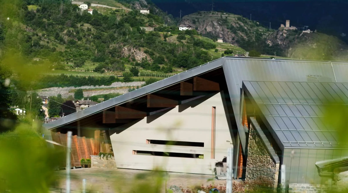 Rifugio del Vino, Verkostungsraum von Les Crêtes in Aymavilles im Aostatal