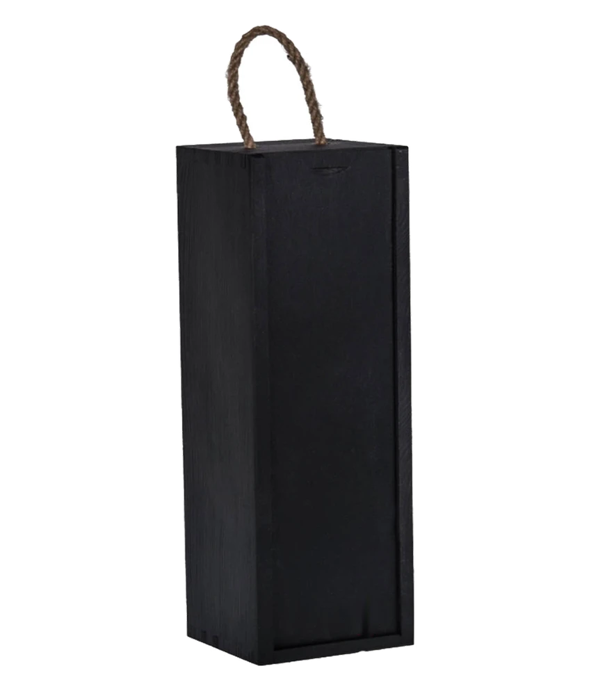 Geschenkkiste für eine Flasche, schwarz · Magnum home & wine