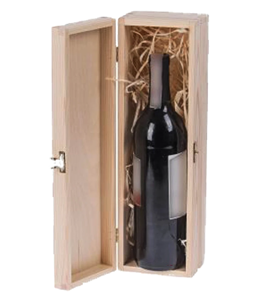 Geschenkkiste mit Klappdeckel für Einzelflaschen · Magnum home & wine