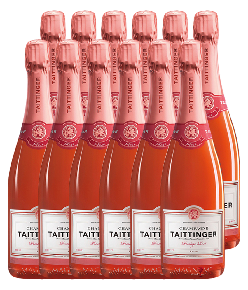 Taittinger Prestige Rosé · 12er Édition (12 × 0,75 l) · Magnum home & wine
