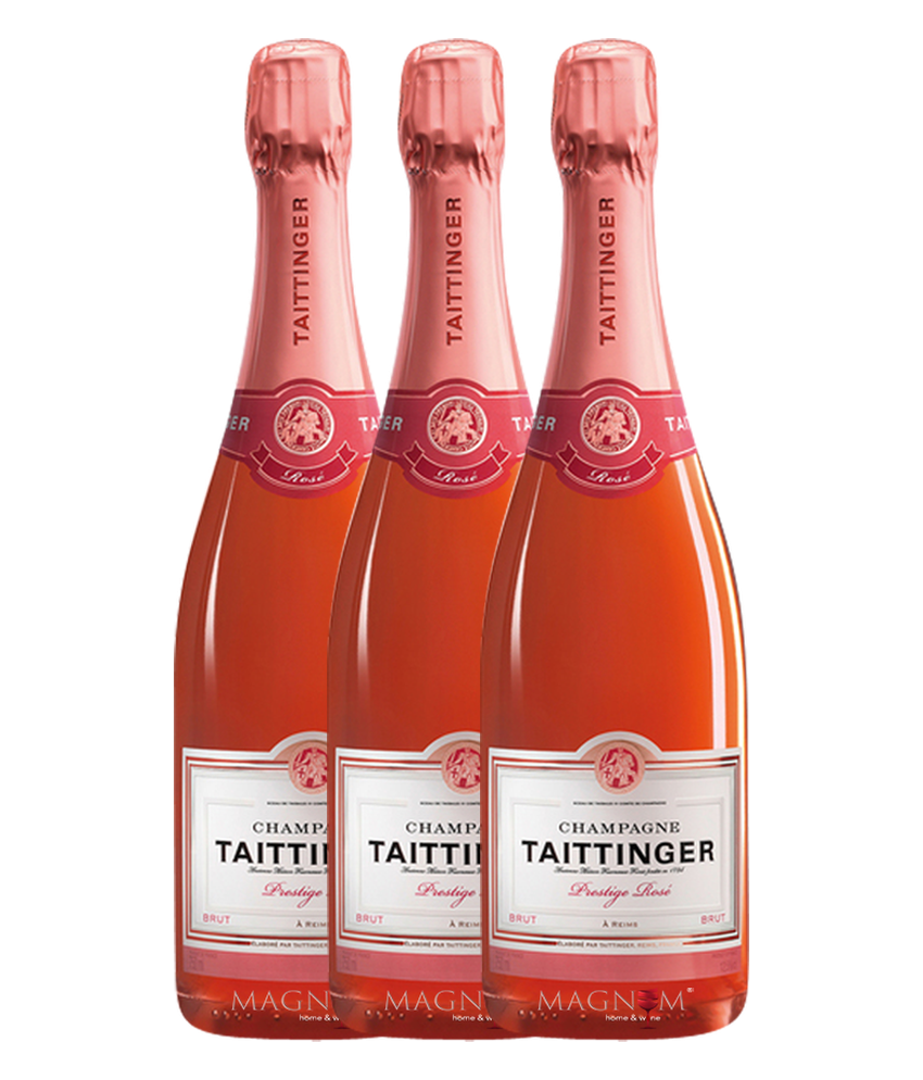 Taittinger Prestige Rosé · 3er Édition Magnum (3 × 1,5 l) · Magnum home & wine