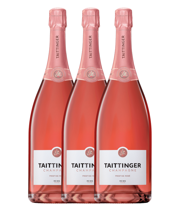 Taittinger Prestige Rosé · 3er Édition Magnum (3 × 1,5 l) · Magnum home & wine