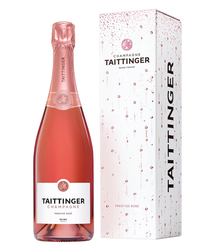 Taittinger Champagner Prestige Rosé in der Einzel-Geschenkbox · Magnum home & wine