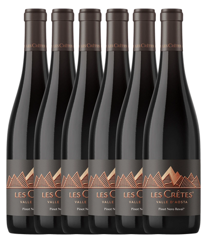 Les Crêtes Revei Pinot Nero 2023 · 6er Édition (6 × 0,75 l) · Magnum home & wine