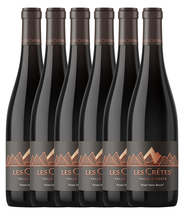 Les Crêtes Revei Pinot Nero Valle d’Aosta DOC 2023 | 6er Édition 6 × 0,75 L Jahrgang 2023