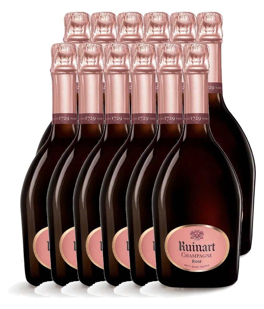 Ruinart Rosé Champagner · 12er Édition (12 × 0,75 l) · Magnum home & wine