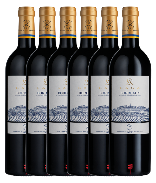 Domaines Baron de Rothschild Lafite Saga R Bordeaux 2020 · 6er Édition (6 × 0,75 l) · Magnum home & wine
