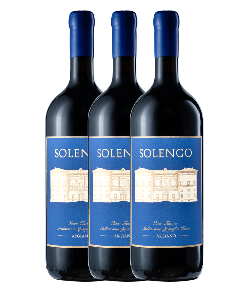 Argiano Solengo Toscana IGT 2022 · Dreier Édition Magnum (3 × 1,5 l) · Magnum home & wine