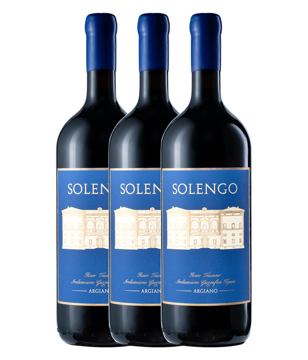 Argiano Solengo Toscana IGT 2022 · Dreier Édition Magnum (3 × 1,5 l) · Magnum home & wine