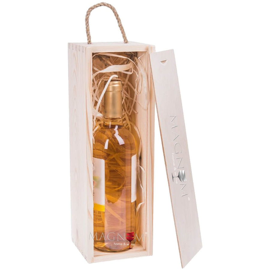 Geschenkkiste für eine Flasche mit Schiebedeckel