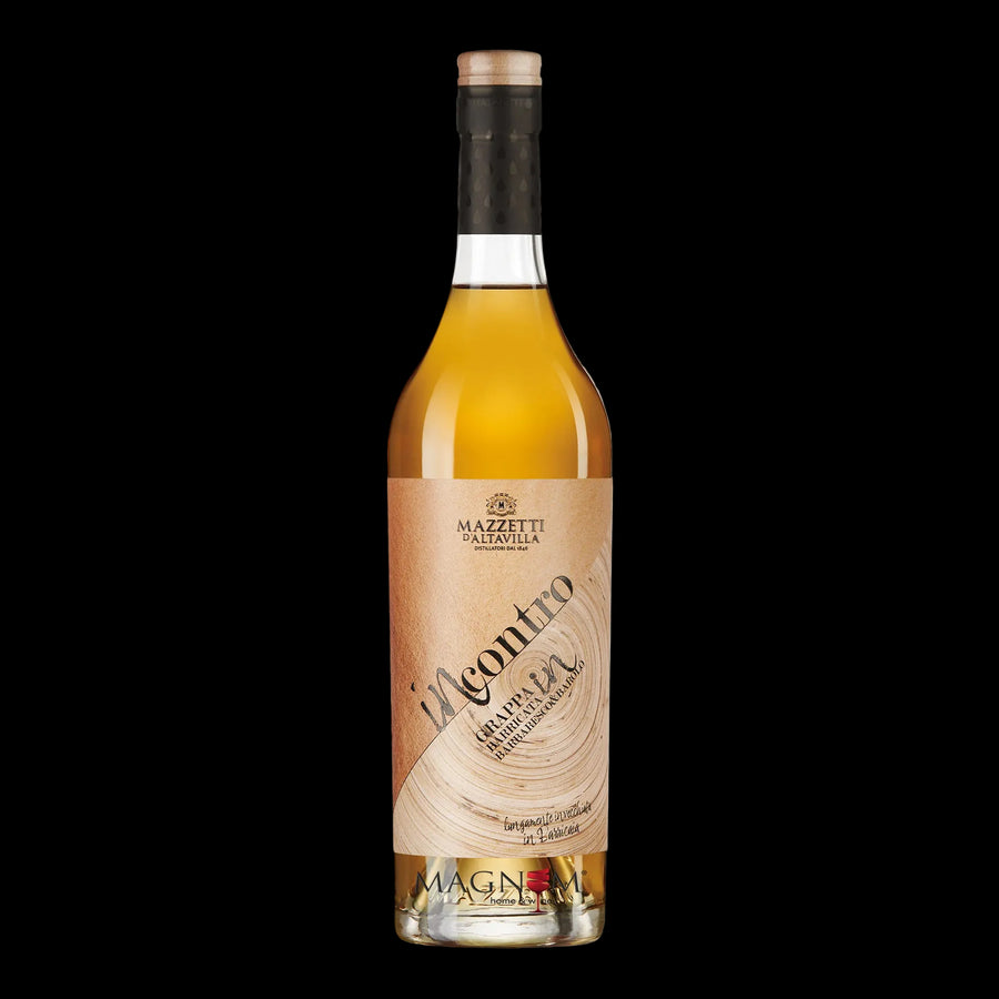 Mazzetti d’Altavilla „Incontro“ – Grappa di Barbaresco e Barolo in der Geschenkverpackung