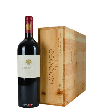 Lodovico Toscana IGT 2011 in der dreier Holzkiste bei Magnum home & wine Collections